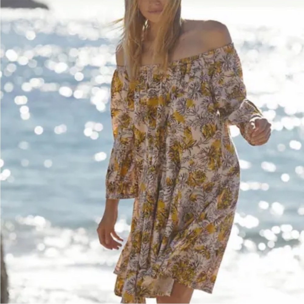 BOGO! NWT Anthropologie Daily Practice Mollie Floral Tunic Coverup Dress S